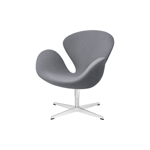 Svanen™ 3320 Loungestol, ljusgrå Svanen™ 3320 Loungestol, ljusgrå, Fritz Hansen