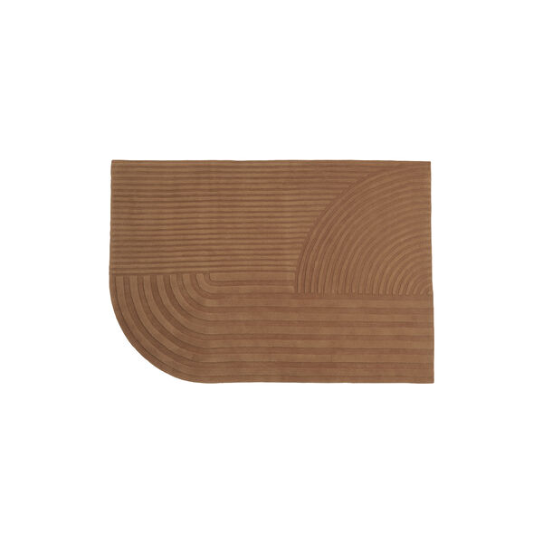 Relevo Rug, burnt orange Relevo Rug, burnt orange, Muuto
