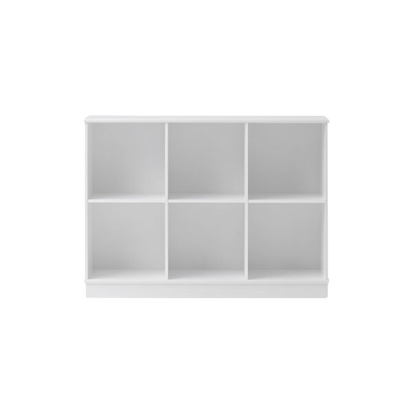 Wood Shelving Unit 3x2 Horizontal with Base Wood Shelving Unit 3x2 Horizontal with Base, Oliver Furniture