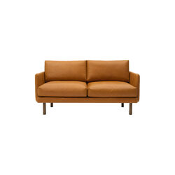 Emo 2-sits soffa, Dakar Cognac/r&ouml;kt ek, Bruunmunch Furniture