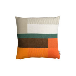 MIKKEL Cushion, orange, Røros Tweed