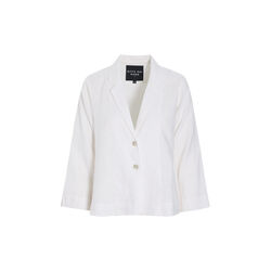 Airy linen a-linjeformad jacka, white, BITTE KAI RAND