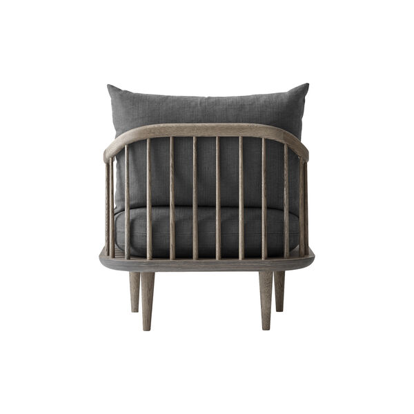 Fly SC10 Lounge Chair, Hot Madison 093/smoked oiled oak, &Tradition