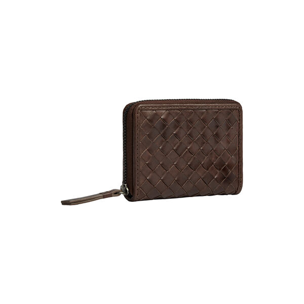SelmaMBG Wallet Weave, dark brown, Markberg