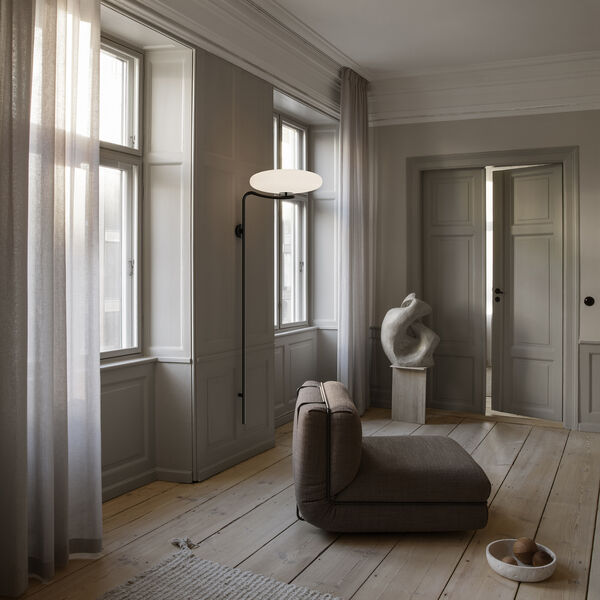 Model 2065 Wall Lamp with Plug, opaline, Astep