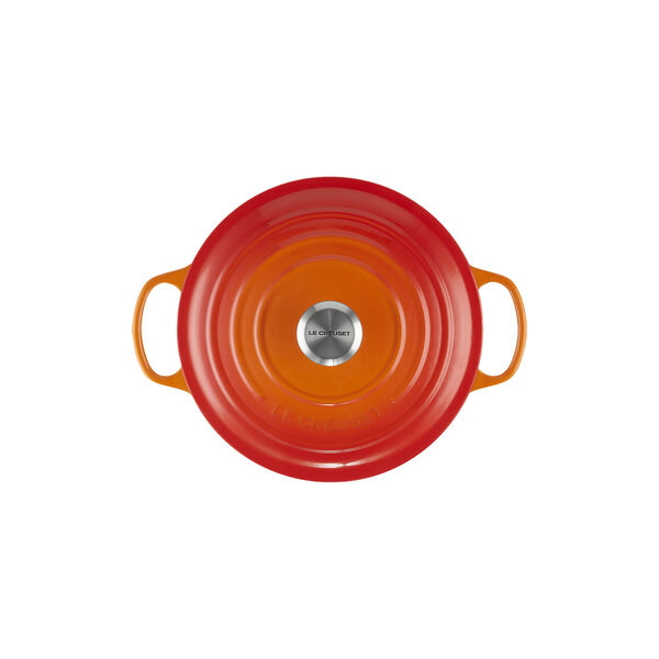 Signature gjutj&auml;rn rund gryta &Oslash; 26 cm, volcanic, Le Creuset