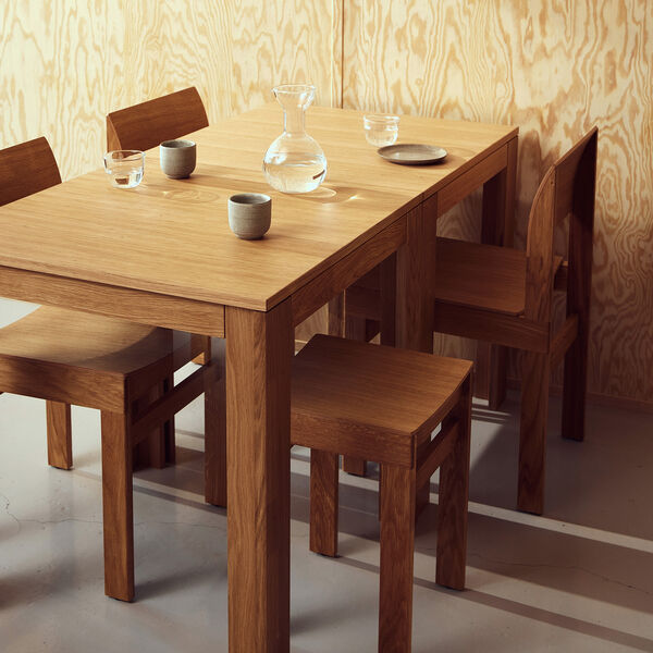 Element Table, matt lacquered oak Element Table, matt lacquered oak, Form & Refine