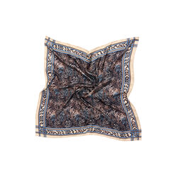 WILDLIFE scarf, brown/blue, Bella Ballou