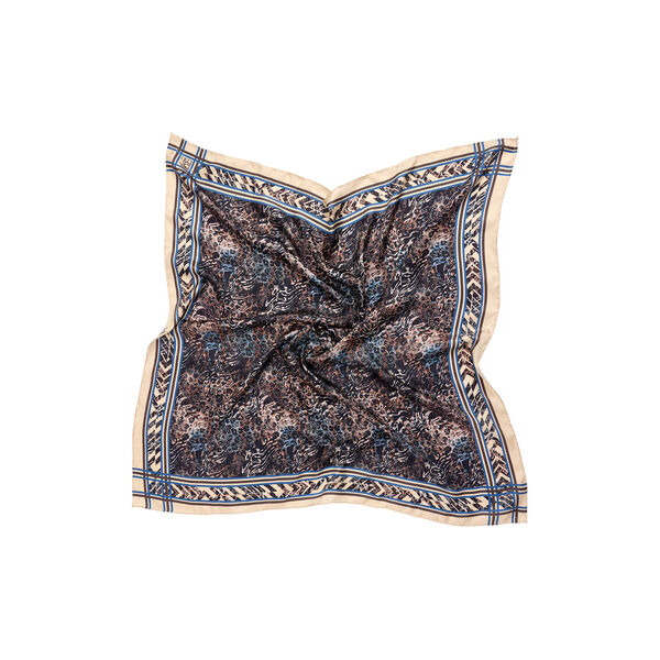 WILDLIFE scarf, brown/blue, Bella Ballou