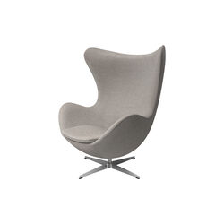 &Auml;gget&trade; 3316 Loungestol, Re-wool 128 grey white/natural, Fritz Hansen