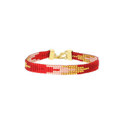 Monika armband, red, Nuni Copenhagen