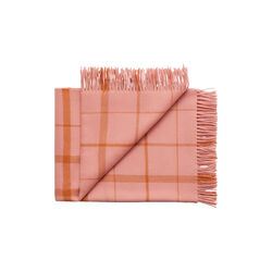 Warp and Weft Throw, 02103 love - coral/amber, Silkeborg Uldspinderi