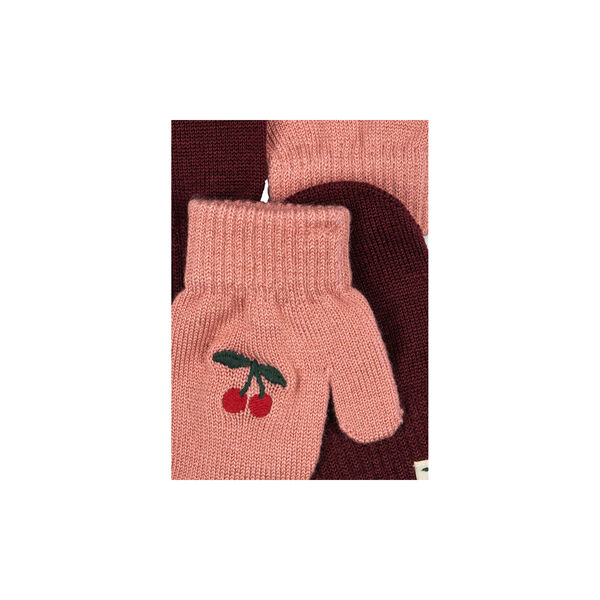 2 Pack Filla Mittens, sorbet, Konges Sl&oslash;jd
