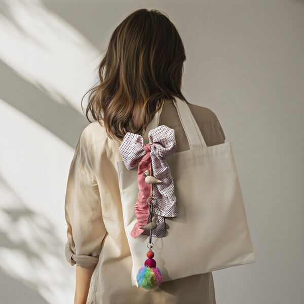 F&aring;gel nyckelring, svart, Kay Bojesen Denmark