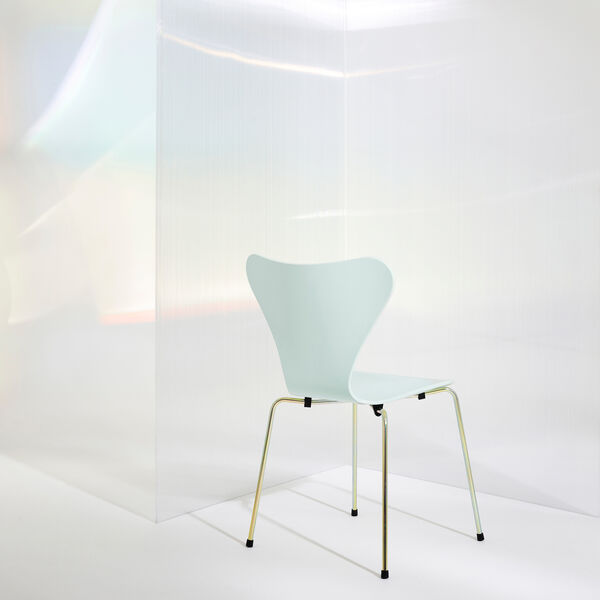 Serie 7&trade; 7:14 AM matbordsstol, green/rainbow, Fritz Hansen