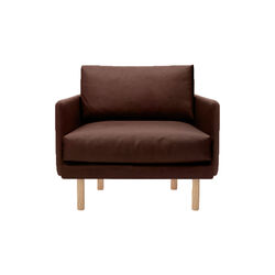 Emo Loungestol, Dakar Brown/naturoljad ek, Bruunmunch Furniture