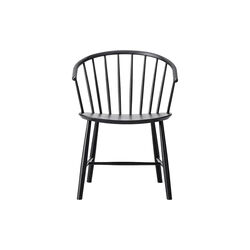 J64 Dining Chair, black ash, Fredericia Furniture