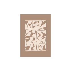 Papercut 02, brown, Pel&eacute;ton