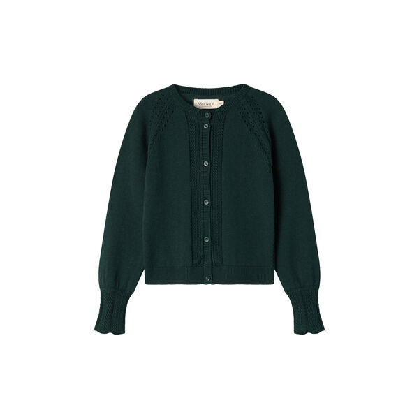 Tillie Cardigan, dark leaf, MarMar Copenhagen