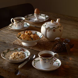 Star Fluted Christmas djup tallrik, 17 cm, Royal Copenhagen