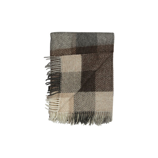 MYRULL Throw, beige MYRULL Throw, beige, Røros Tweed