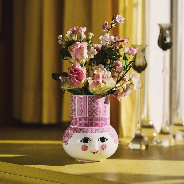 Olga Vas, rosa, Bjørn Wiinblad