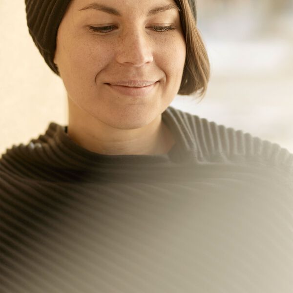 Pleece poncho small, svart, Design House Stockholm