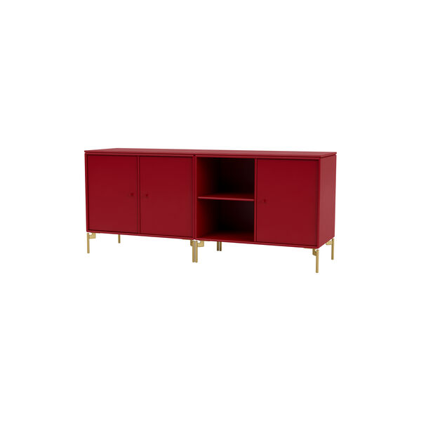 SAVE Lowboard with Brass Legs, 165 beetroot, Montana Furniture