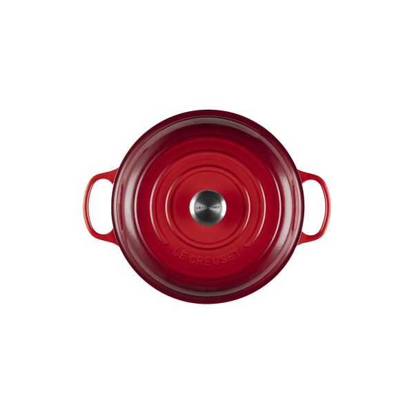 Signature gjutj&auml;rn buff&eacute;tgryta 30 cm, cerise, Le Creuset