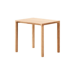 6700 Piloti Wood Coffee Table, light oiled oak, Fredericia Furniture