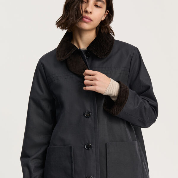 Jamie Jacket Ripstop Oilskin, antracite, Aiayu