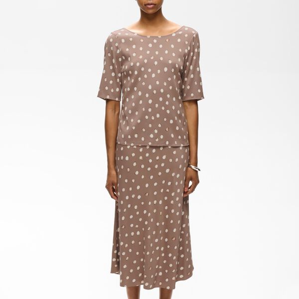 HENRIIW SKIRT, brown brush dot, InWear