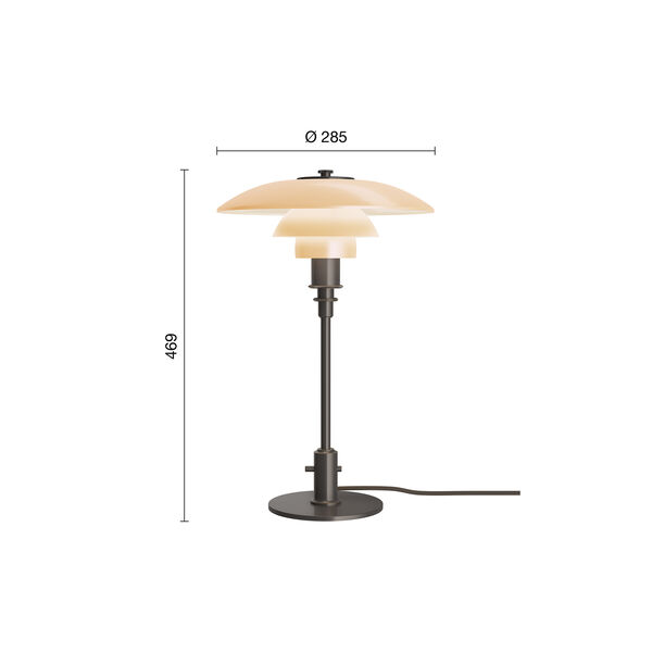 PH 3/2  Dusty Terracotta Limited Edition bordslampa, Louis Poulsen