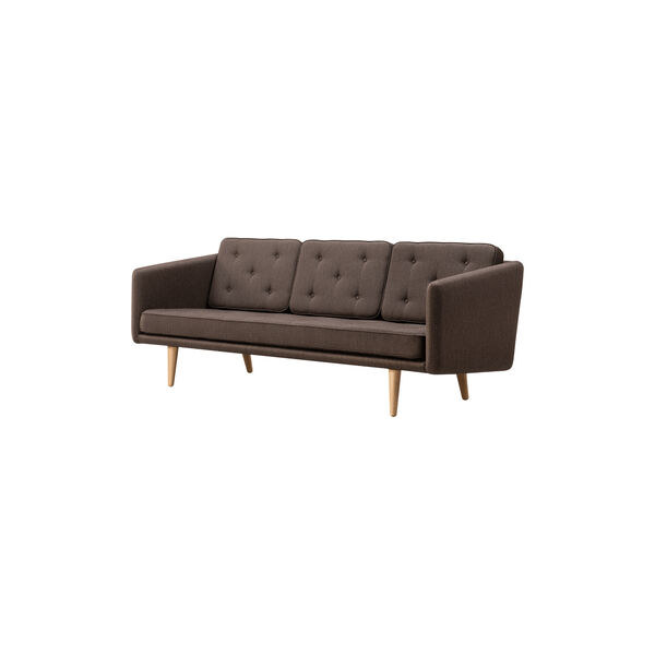 FF2003 No. 1 Sofa 3P 206 cm, mood 2102/oak oil, Fredericia Furniture