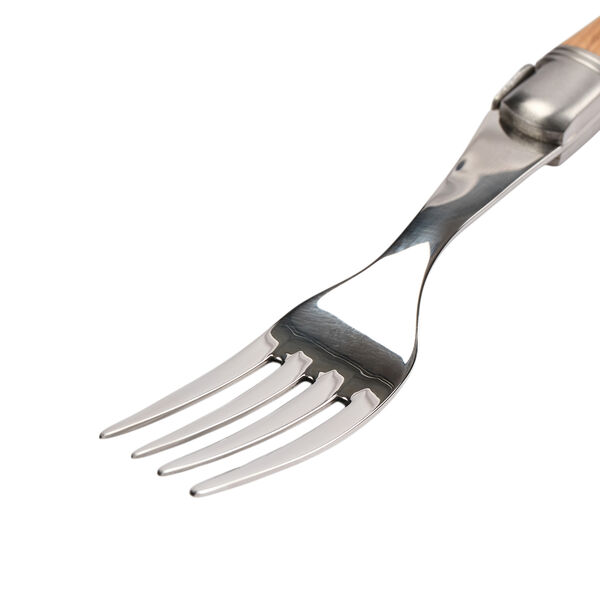 Stekgaffel, olivträ Stekgaffel, olivträ, Laguiole Tradition