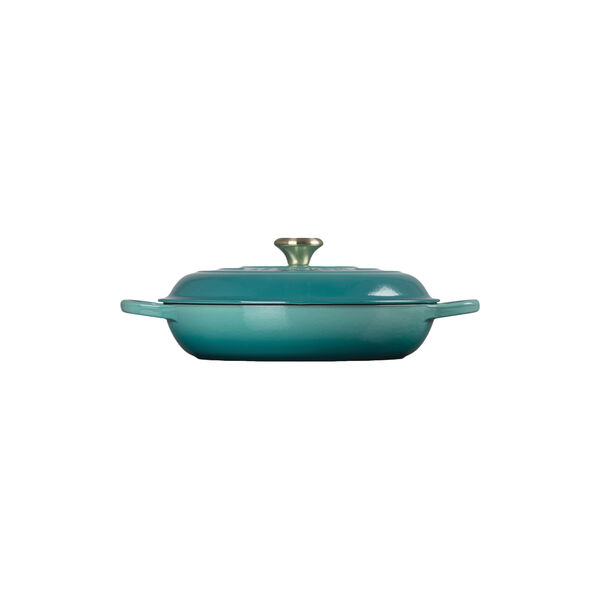 Signature gjutj&auml;rn buff&eacute;tgryta 30 cm, bleu riviera, Le Creuset