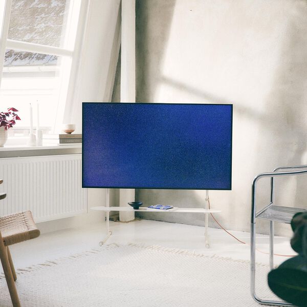 Pipe Shelf, pearl, Pedestal