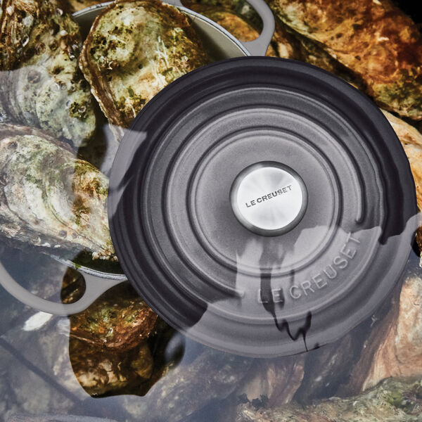 Signature rund gryta &Oslash; 26 cm, flint, Le Creuset