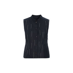Airy linen p&auml;rlv&auml;st, black, BITTE KAI RAND