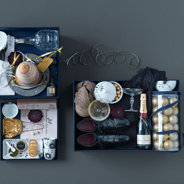 Black Fluted Mega sk&aring;l 47 cl, Royal Copenhagen