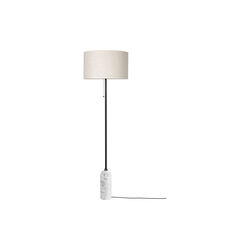 Gravity golvlampa, vit marmor/kanvas, GUBI