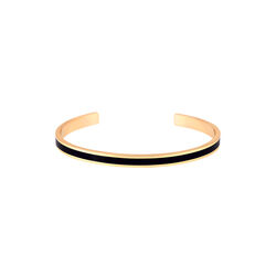 BANGLE Bracelet, black, bangle up