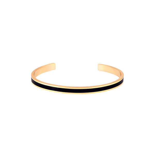 BANGLE Bracelet, black, bangle up