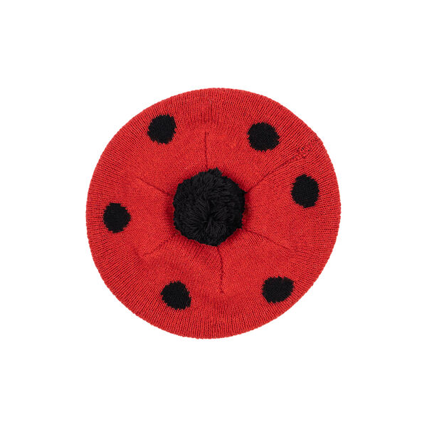 Ladybug Beret, barbados cherry Ladybug Beret, barbados cherry, Konges Sløjd
