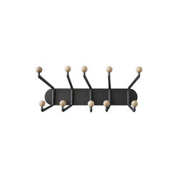 Capture SC76 10-armed Hanger, graphite/oak, &Tradition