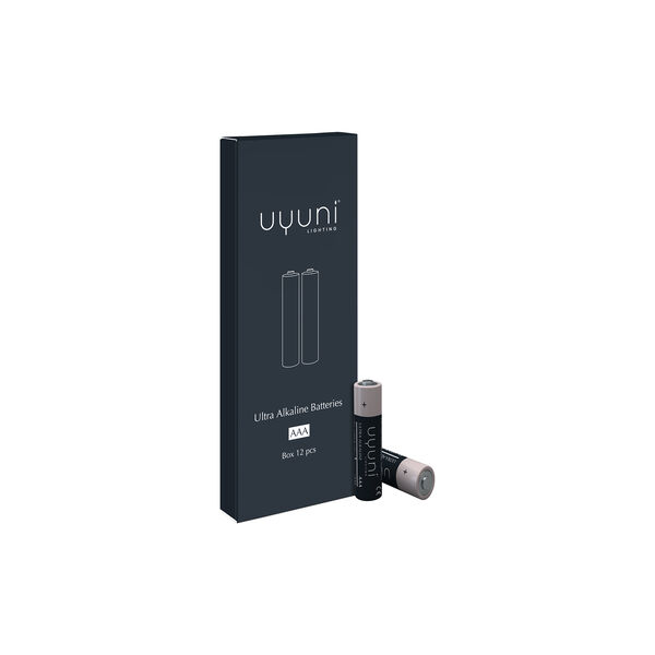 AAA Batteri, 1,5V, 1000mAh, 12 pack, Uyuni Lighting