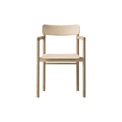 Post Chair, lackerad ek, Fredericia Furniture