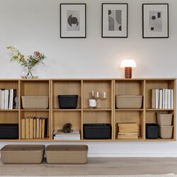 Pulp förvaringsbox, natural brown, Zone Denmark