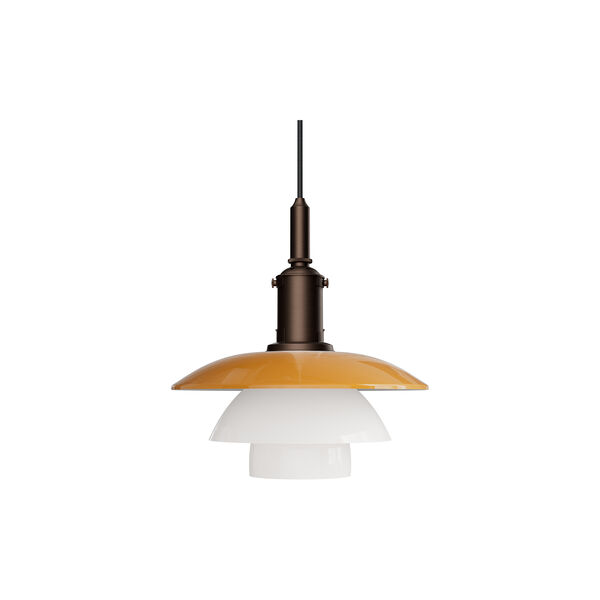 PH 3/3 Pendant Centenary Edition, amber/opal white, Louis Poulsen