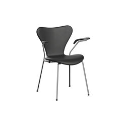 Serie 7™ 3207 Fully Upholstered Chair, Essential black, Fritz Hansen